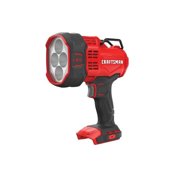 Craftsman Spotlight, 20V DC, 2,500 lm, 4 hr; 10 hr CMCL060B
