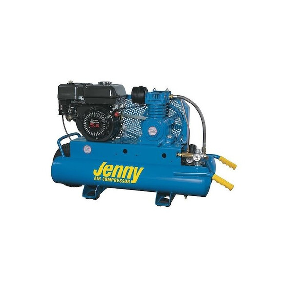 Jenny Gas Air Compressor,8 gal. Tank,5.5 HP K5HGA-8P
