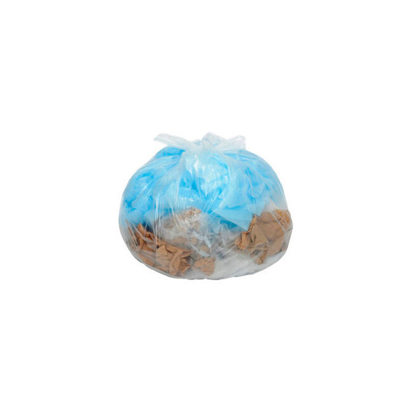 Global Industrial Medium Duty Clear Trash Bags - 55 to 60 Gal 0.75 Mil 100 Bags/