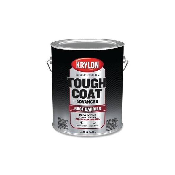 Tough Coat® Advanced with Rust Barrier® Technology Spray Paint, 1 gal, Equipment Yellow