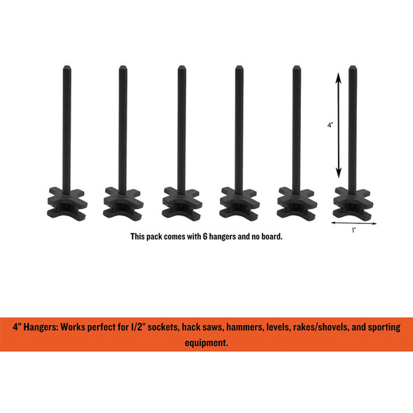 ToolHanger 4-Inch Hanger - Tool Hanger TH-4IN6PCK