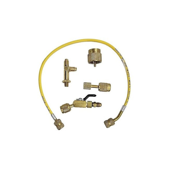 Inficon Small Charge Adapter Kit,2 1/4 in H 501-601-G1