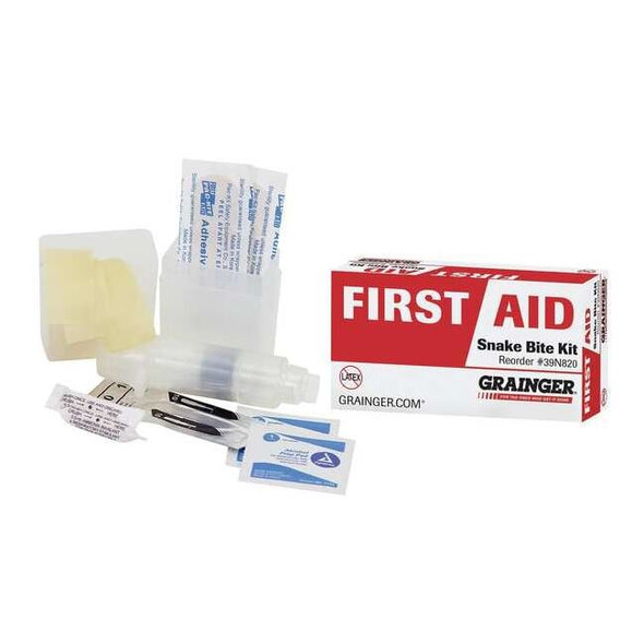 First Aid Only Snake Bite Kit, Plastic 9 Components, 1 People Served 54523