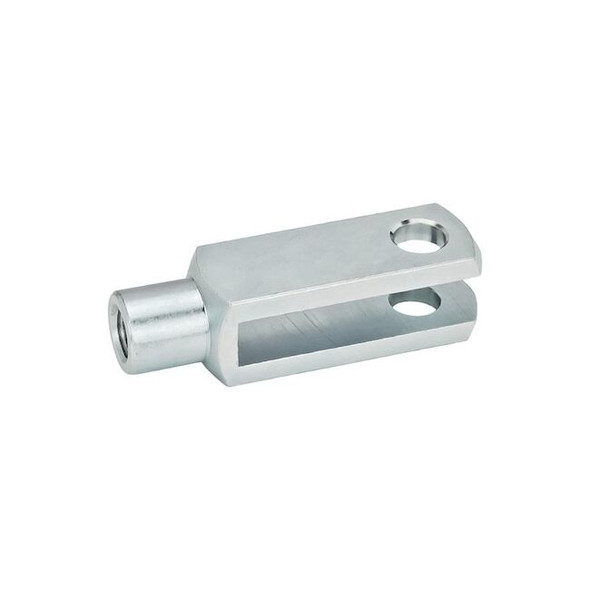 J.W. Winco Clevis Rod Ends, Steel, Blue Passivated Zinc Plated 10NXBKI