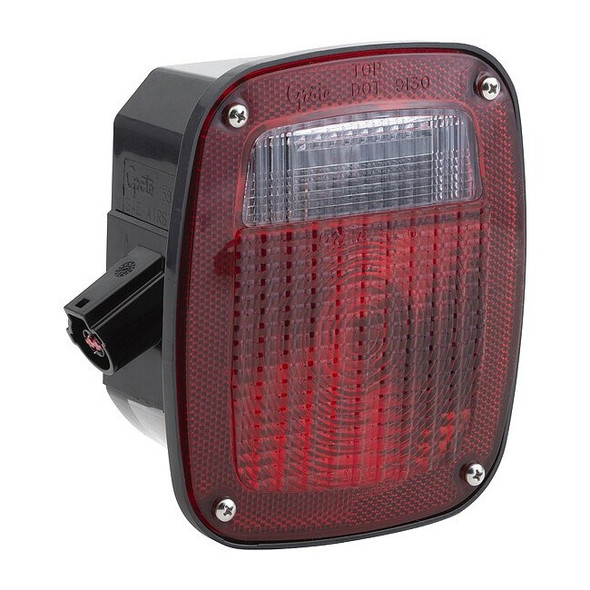 Grote Stop/Turn/Tail Light,Square,Red,5-3/4" L 53792