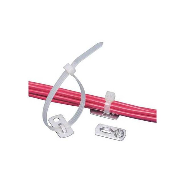 Panduit Cable Tie Mount,Screw Applied,PK100 MBMS-S10-CY