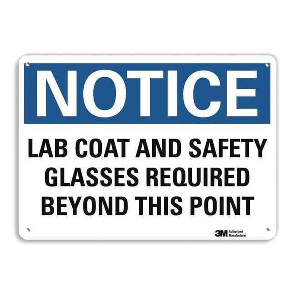 NoticeSign, RecycldReflecAlum, 14inWx10inH, U5-1303-RA_14X10