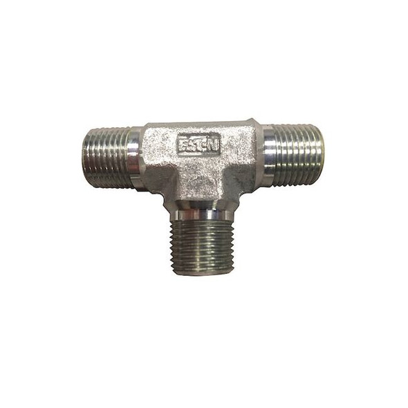 Eaton Aeroquip Hose Adapter,1/4",NPTF,1/4",NPTF 2257-4-4S