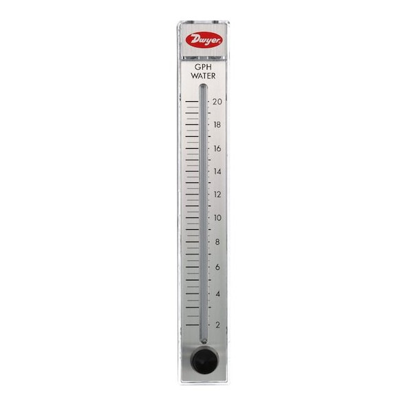 Dwyer Instruments Flowmeter, range 1-10 SCFM air. RMC-121-SSV