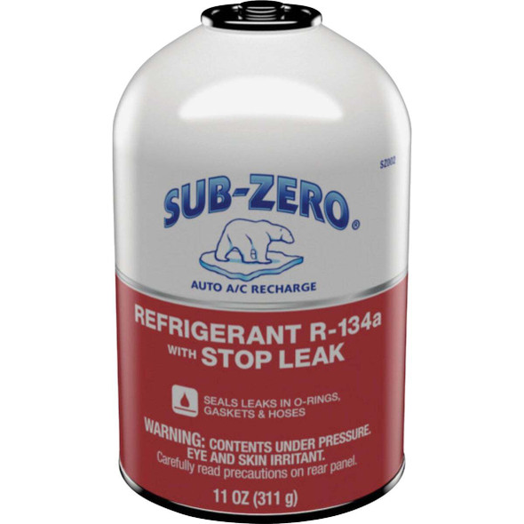 Quest Sub-Zero 11 Oz. R-134a Refrigerant with Stop Leak SZ002RA11X-1US