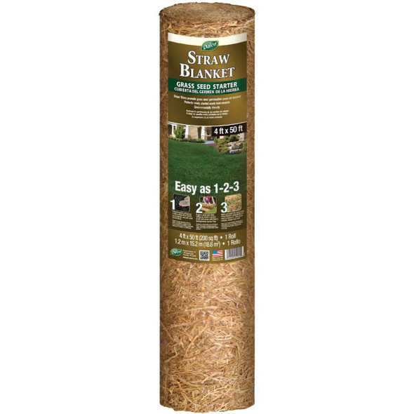 Dalen 4 Ft. W. x 50 Ft. L. Straw Fiber Starter Blanket STR-200MP