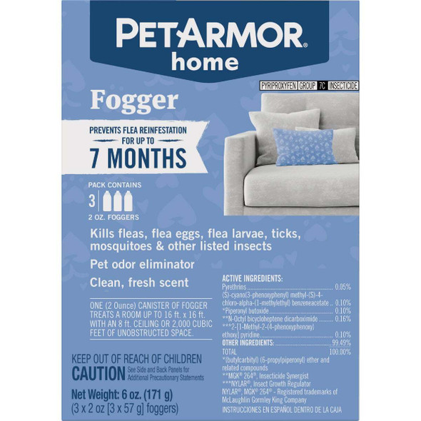 PetArmor Home 2 Oz. Flea & Tick Fogger (3-Pack) 183097