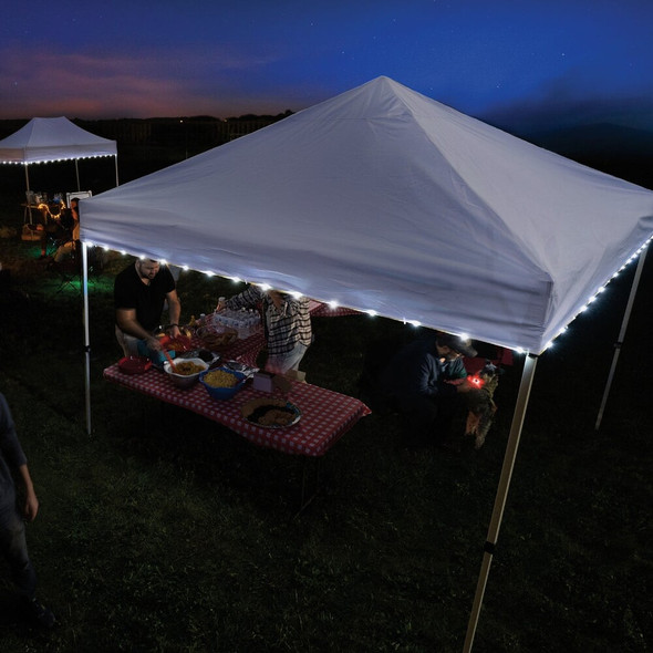 Brightz Canopybrightz 40 Ft. White LED Canopy Rope Light P1666 734473