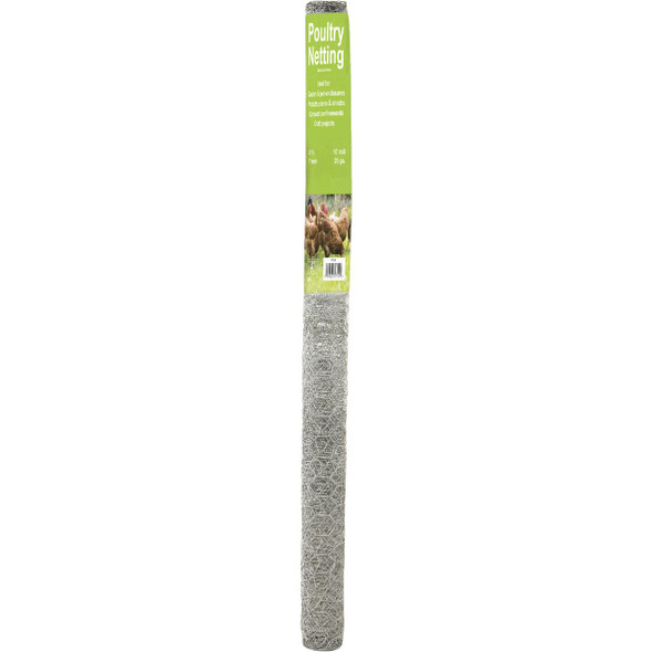 1 In. x 36 In. H. x 10 Ft. L. Hexagonal Wire Poultry Netting 746083
