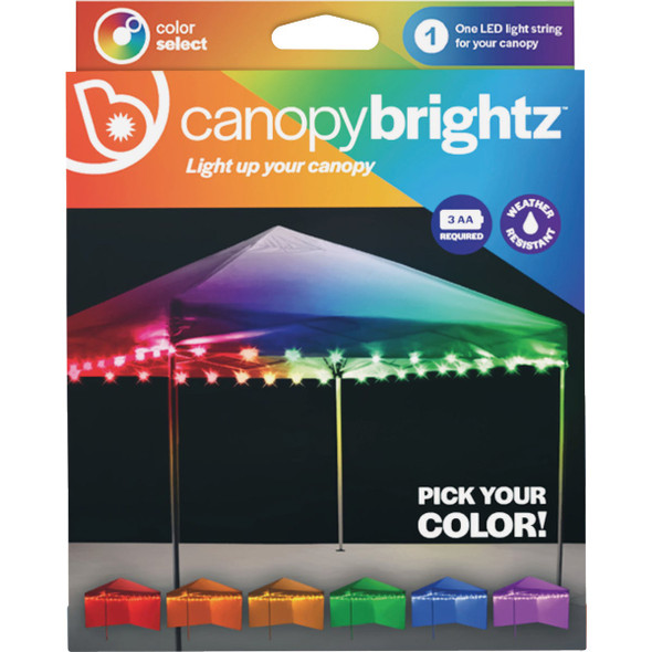 Brightz Canopybrightz 40 Ft. Color Select LED Canopy String Light Set P5428 759761