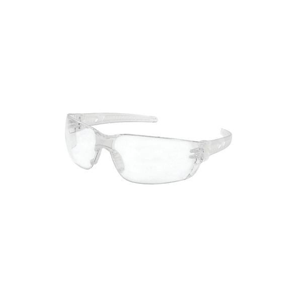 HellKat 2 Safety Glasses, Clear Lens, Polycarbonate, Anti-Fog, Clear Frame