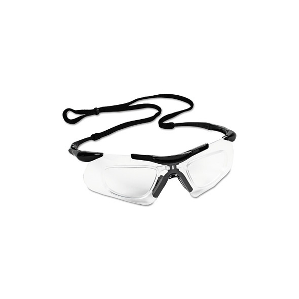 V60 Safeview* Safety Eyewear with RX Inserts, Clear Lens, Anti-Fog/Anti-Scratch Pack of 12