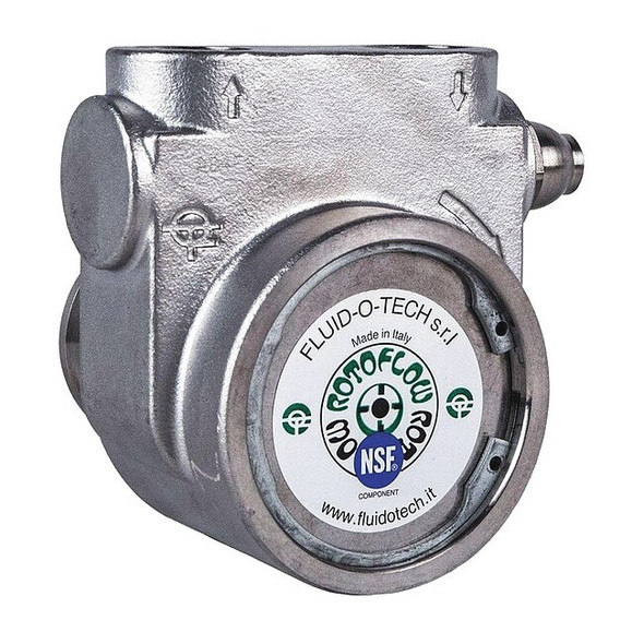 Fluid-O-Tech RotaryVanePump,3/8"InletDia,SS,For48Y PA 411