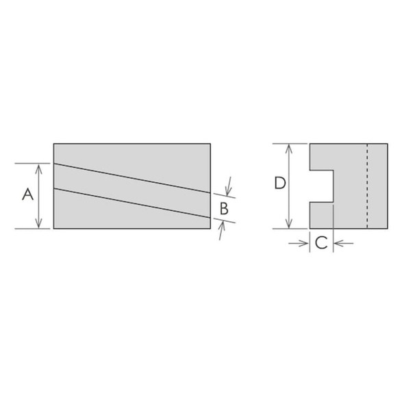 Hhip CA-7 4-Degree Parting Blade Holder 7-8" 250-407 (3900-5944) 3900-5944