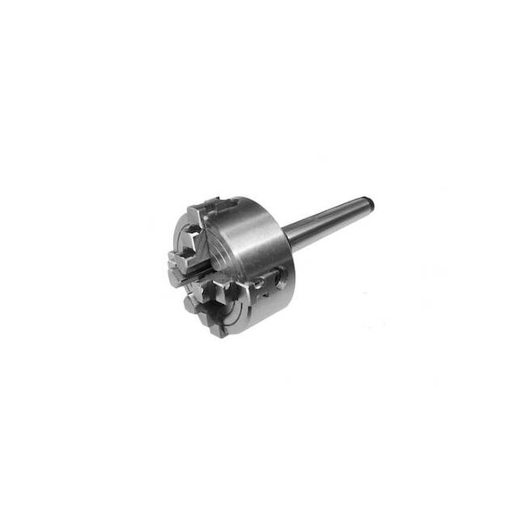 Hhip MT2 Shank 3" 4-Jaw Scroll Lathe Chuck 3900-4707