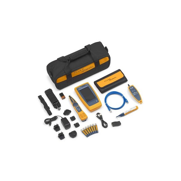 Fluke Networks Cable Network Tester,15 V DC Output LIQ-DUO-VFL-LFD