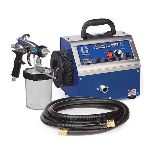 Graco HVLP Paint Sprayer,4 Stages,1 qt. Tank 17N263