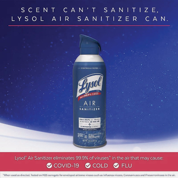 Lysol 10 Oz. White Linen Air Sanitizer Spray 1920099351 612316