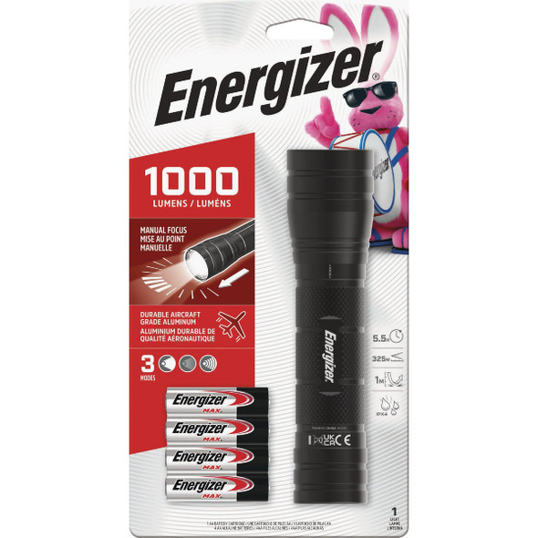 Energizer 1000 Lm. LED Metal Flashlight ENPMHH41E