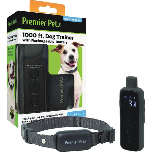 Premier Pet 1000 Ft. Dog Trainer with Rechargeable Battery GDT00-17994