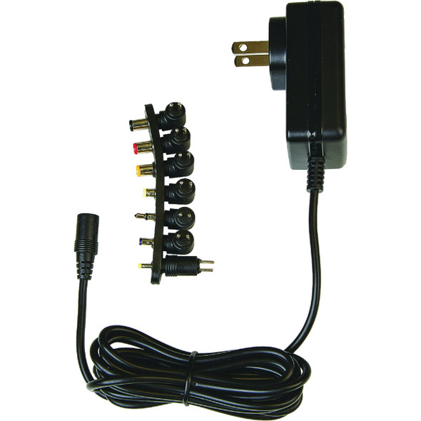 RCA Universal Black AC to DC Power Adapter PAD1200BZ