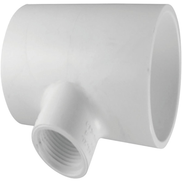 PVC 02401  5000HA Charlotte Pipe 2 In. Solvent Weld x 3/4 In. FIP Schedule 40 PVC Tee