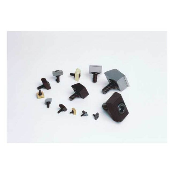 Mitee-Bite Products Clamps,3/8-16,1in,Blunt Edge,PK4 26075