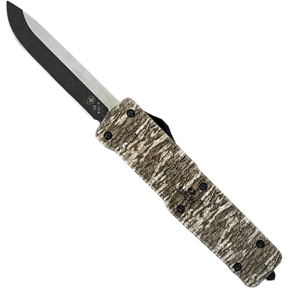 Large Premium Aluminum Lightweight Mossy Oak Bottomland Drop Black D2 LA-MOB-32-1