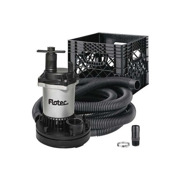 Pentair Flotec Plug-InUtilityPump,8ft,10in H,115VAC FP0S2600RP