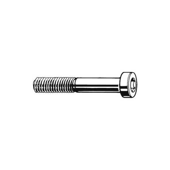 M6-1.00 Socket Head Cap Screw, Low Profile, Plain Steel, 60 mm Length, 100 PK