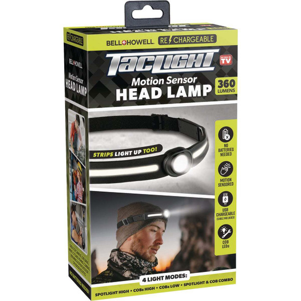 Bell+Howell TacLight Motion Sensor Head Lamp 1114