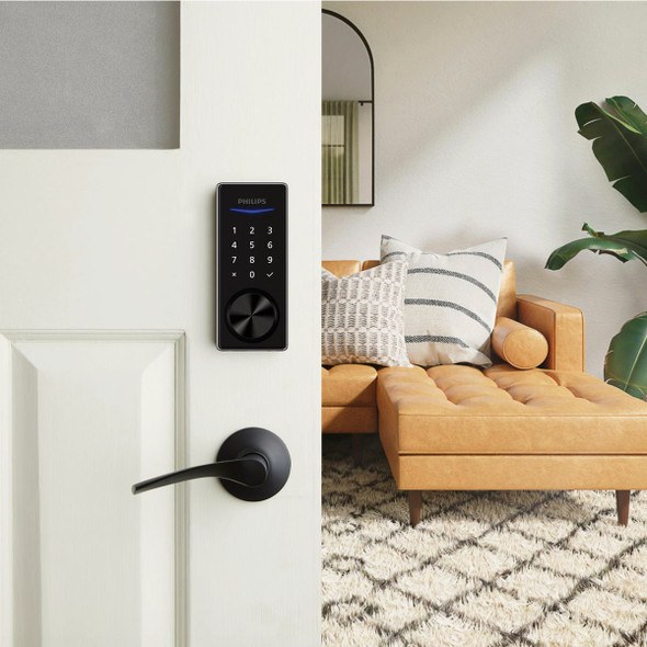 Philips Bluetooth Touchscreen Electronic Deadbolt, Satin Nickel DDL240X-15HB-SN 212370