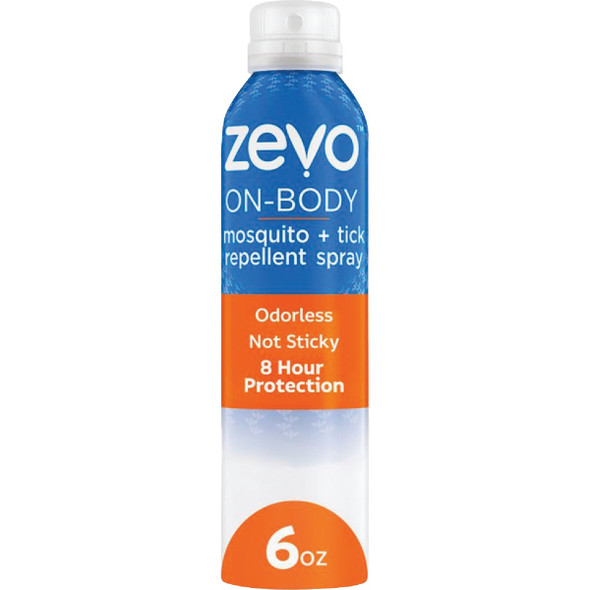 Zevo 6 Oz. Aerosol Spray On-Body Insect Repellent 818135017653