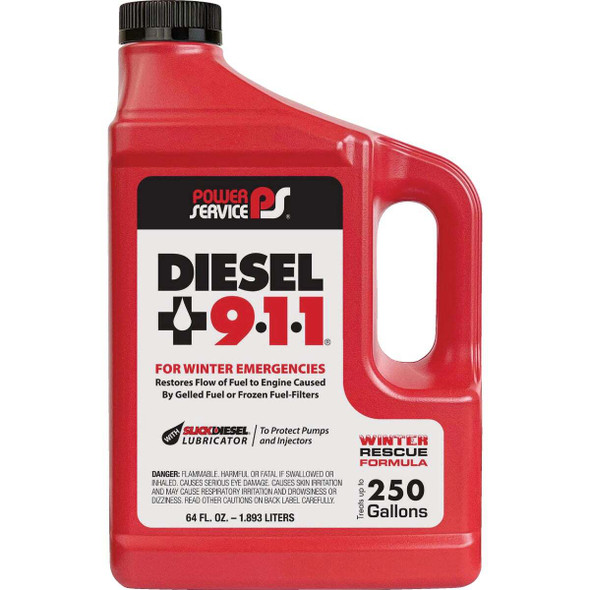 Power Service 64 oz. Diesel 911 Fuel Additive PSVC8064
