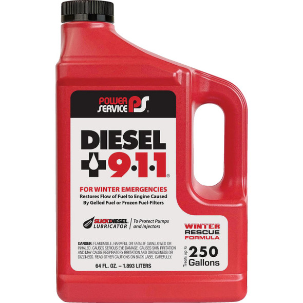 Power Service 64 oz. Diesel 911 Fuel Additive PSVC8064