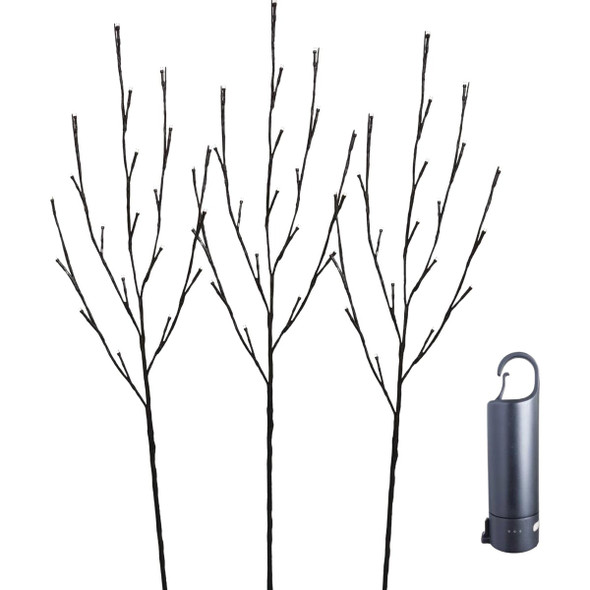 Holiday Bright Lights 30" Ww Rchg Led Brn Twig 02-03008