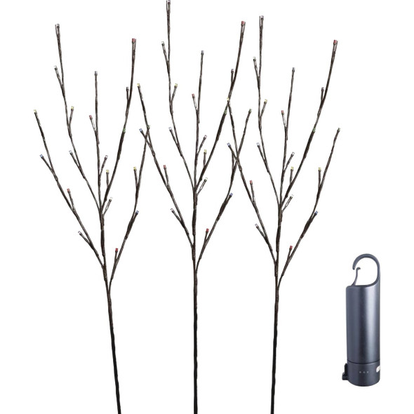 Holiday Bright Lights 30"mlt Rchg Led Brn Twig 02-03009