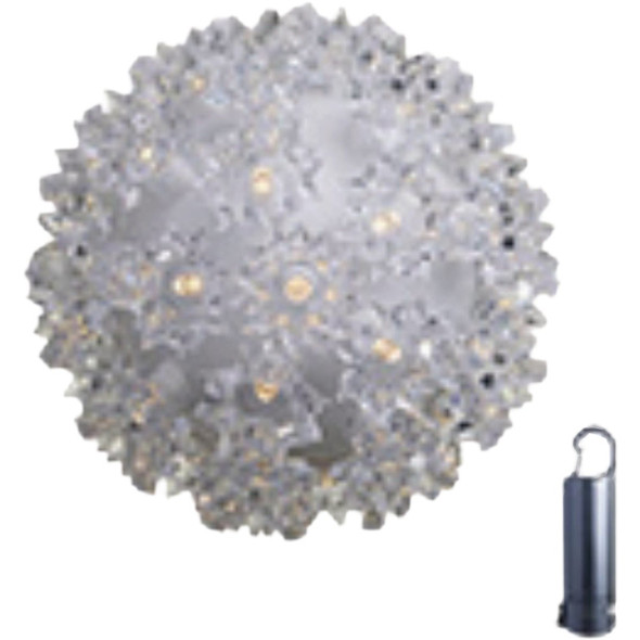 Holiday Bright Lights 5.5" Rchg Ww Led Sphere 02-03011