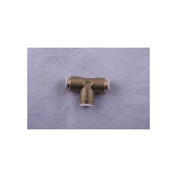 Aignep Usa Push to Connect Fitting, Brass, Gold 59230-8