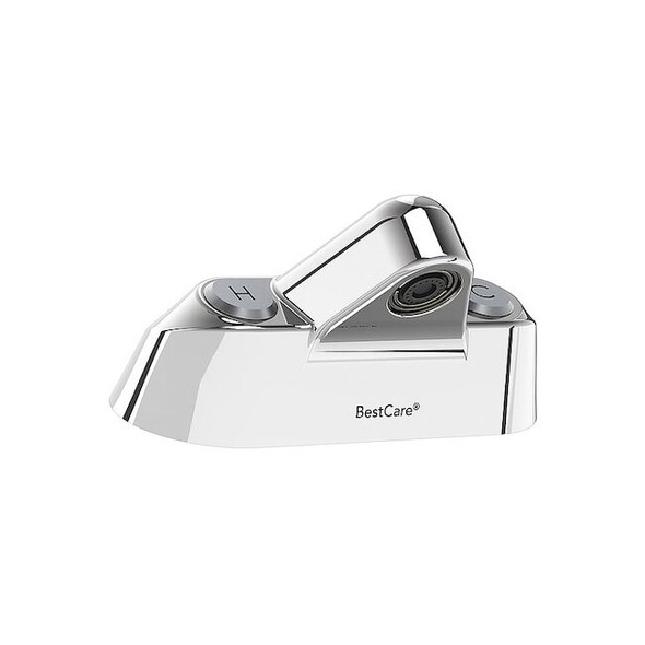 Bestcare Push Button Bathroom Faucet, 4 in Mount, Chrome WH3378-HC-PPZ-BAT