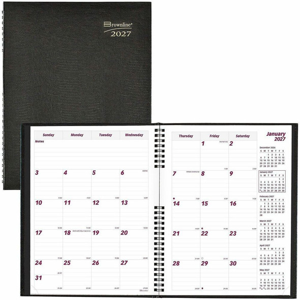 Brownline CoilPRO Planner CB1262CBLK