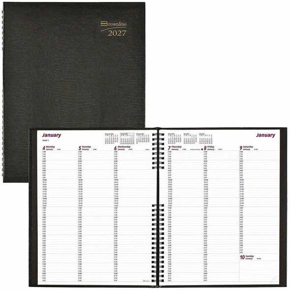 Brownline CoilPRO Appointment Book/Planner CB950CBLK