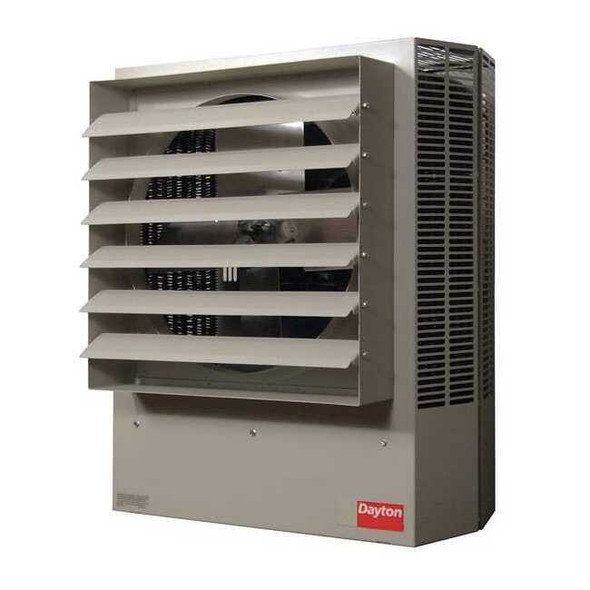 Dayton 3 Phase Electric Heater (4TDH7), Wall/Ceiling Mount, 60kW, 480 V 4TDH7