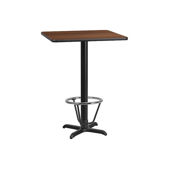 Square Laminate Table, Laminate, Wood Grain
