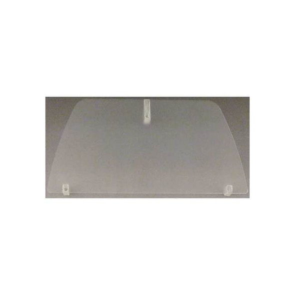 Frosted Comfort Shield,3-1/4"Lx8"Wx1/4"H